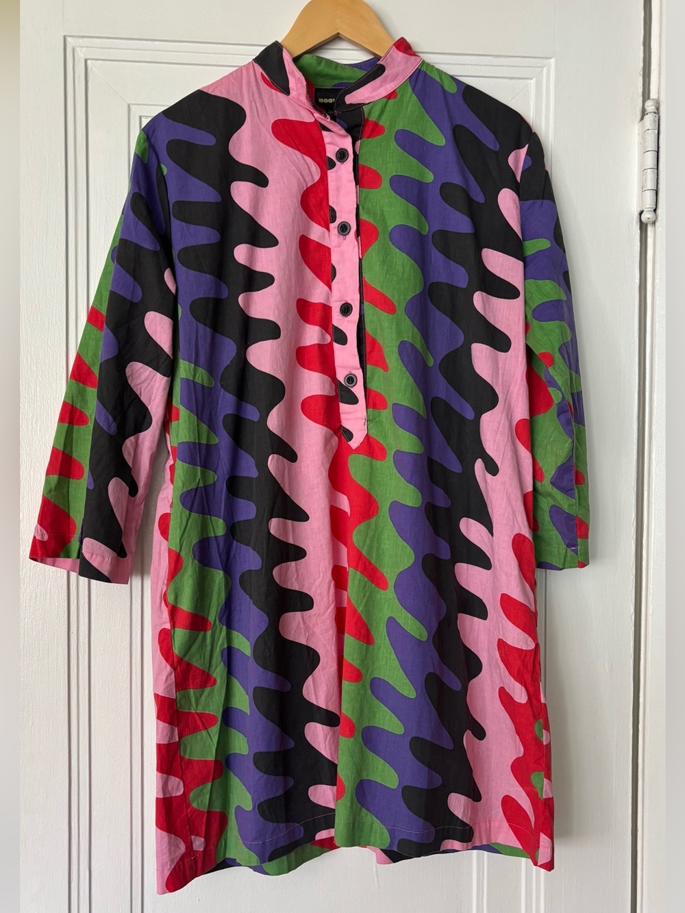 Nooworks Nico Static Button-Front Dress